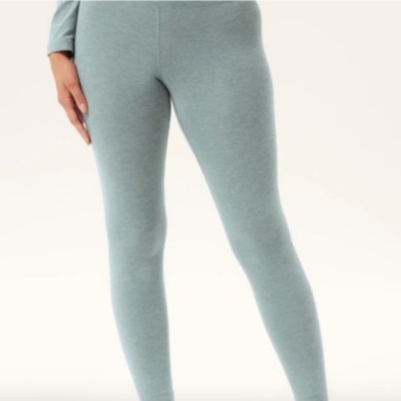 NEW! Girlfriend Collective Baby Blue (Sky) Full Length Leggings. Size Small - Picture 4 of 13